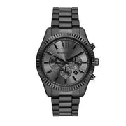  Shop Authentic Michael Kors Lexington Chronograph Black Dial Black Steel Strap Watch for Men - MK9154 - Luxxuri