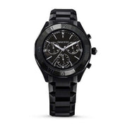  Shop Authentic Swarovski Dextera Chronograph Black Dial Black Steel Strap Watch for Women - 5641393 - Luxxuri