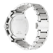  Shop Authentic Gucci G Chrono Black Dial Silver Steel Strap Watch For Men - YA101204 - Luxxuri