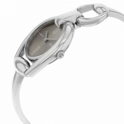  Shop Authentic Gucci Horsebit Collection Quartz Brown Dial Silver Steel Strap Watch For Women - YA139501 - Luxxuri