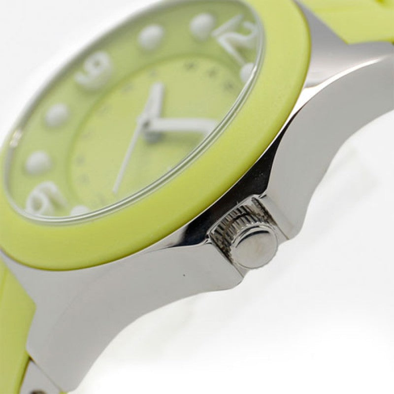  Shop Authentic Marc Jacobs Dress Green Dial Green Silicone Strap Watch for Women - MBM2513 - Luxxuri