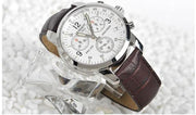  Shop Authentic Tissot T Race PRC 200 Chronograph White Dial Brown Leather Strap Watch for Men -  T17.1.516.32 - Luxxuri
