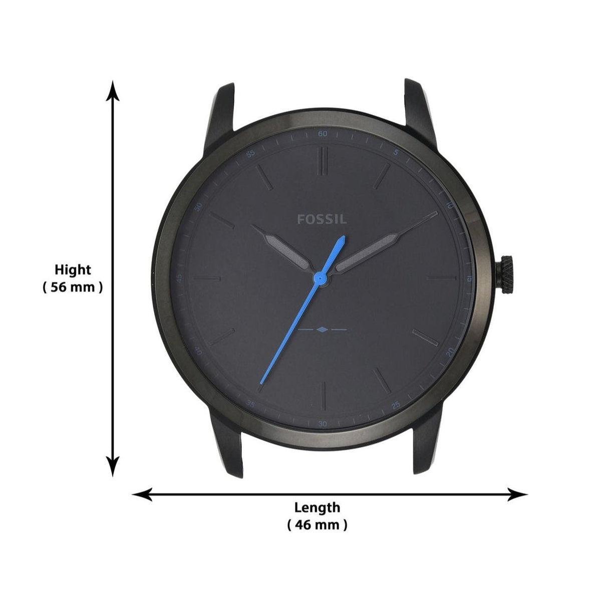  Shop Authentic Fossil The Minimalist Black Dial Black Steel Strap Watch for Men - FS5308 - Luxxuri