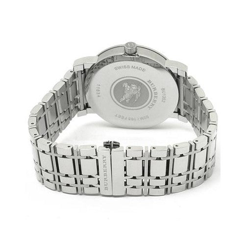  Shop Authentic Burberry Heritage Collection Rose Gold Dial Silver Steel Strap Watch for Men - BU1352 - Luxxuri