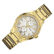  Shop Authentic Guess Siren Diamonds Silver Dial Gold Steel Strap Watch for Women - W0442L2 - Luxxuri