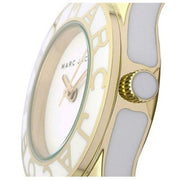  Shop Authentic Marc Jacobs Blade White Dial White Leather Strap Watch for Women - MBM1098 - Luxxuri