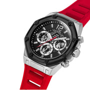  Shop Authentic Guess Momentum Black Dial Red Rubber Strap Watch for Men - GW0263G3 - Luxxuri