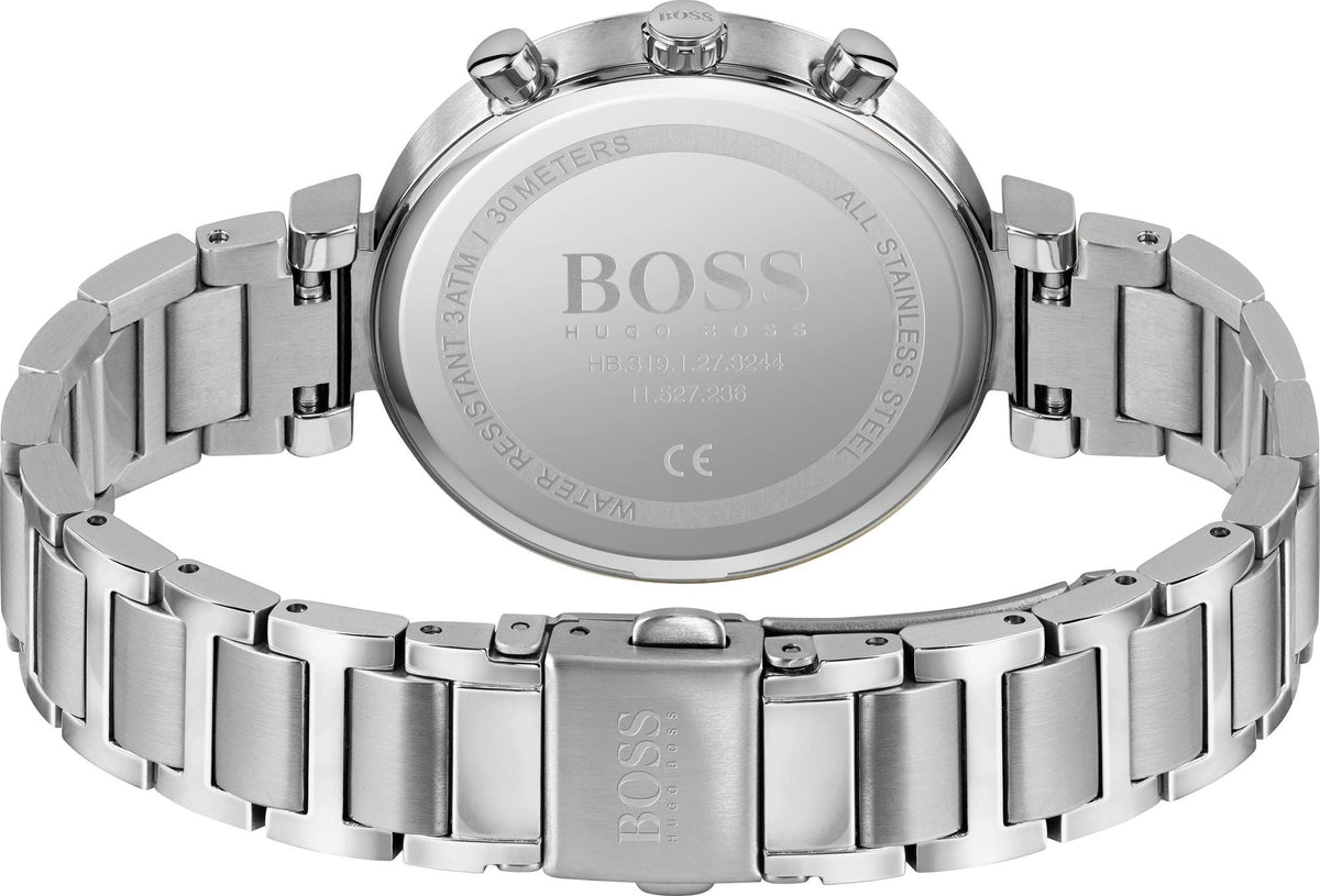  Shop Authentic Hugo Boss Flawless Silver Dial Silver Steel Strap Watch for Women - 1502530 - Luxxuri