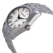  Shop Authentic Emporio Armani Classic Quartz Silver Dial Silver Steel Strap Watch For Men - AR0647 - Luxxuri