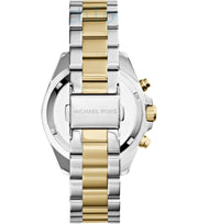  Shop Authentic Michael Kors Bradshaw Chronograph Silver Dial Two Tone Steel Strap Watch For Women - MK5912 - Luxxuri