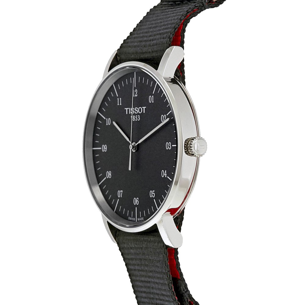  Shop Authentic Tissot Everytime Medium Black Dial Black NATO Strap Watch For Men - T109.410.17.077.00 - Luxxuri