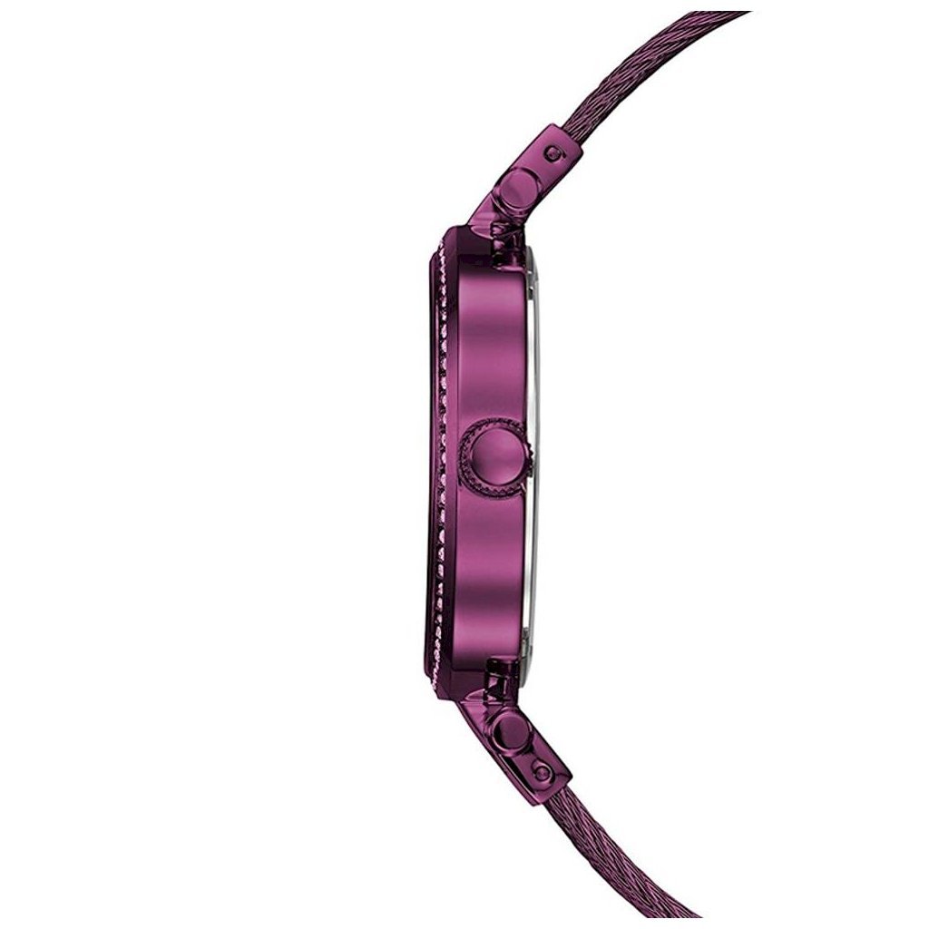  Shop Authentic Guess Soho Pink Dial Pink Mesh Bracelet Watch For Women - W0638L6 - Luxxuri