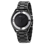  Shop Authentic Marc Jacobs Tether Transparent Black Dial Black Steel Strap Watch for Women - MBM3415 - Luxxuri