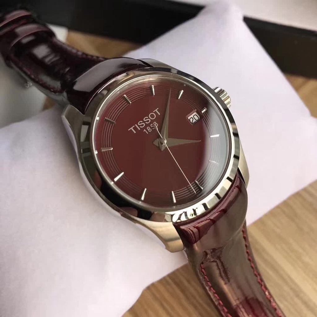  Shop Authentic Tissot Couturier Lady Quartz Watch For Women - T035.210.16.371.00 - Luxxuri