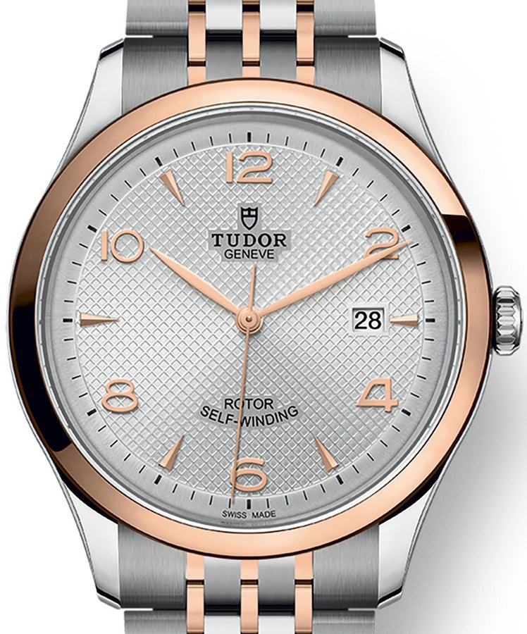  Shop Authentic Tudor 1926 Automatic Silver Dial Two Tone Steel Strap Watch for Men - M91651-0001 - Luxxuri
