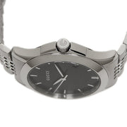  Shop Authentic Gucci G Timeless Black Dial Silver Steel Strap Watch For Men - YA126402 - Luxxuri