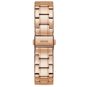  Shop Authentic Guess Sparkler Diamonds Black Dial Rose Gold Steel Strap Watch for Women - GW0111L3 - Luxxuri