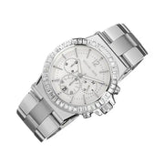  Shop Authentic Michael Kors Dylan Glitz Chronograph White Dial Silver Steel Strap Watch For Women - MK5411 - Luxxuri