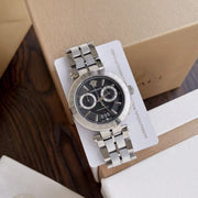  Shop Authentic Versace Quartz Black Dial Silver Steel Strap Watch For Men - VBR080018 - Luxxuri