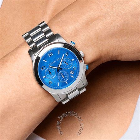  Shop Authentic Michael Kors Runway Stop Hunger Blue Dial Silver Steel Strap Watch for Women - MK7427 - Luxxuri