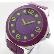  Shop Authentic Marc Jacobs Pelly Purple Dial Purple Silicone Strap Watch for Women - MBM2515 - Luxxuri