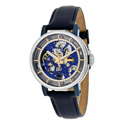  Shop Authentic Fossil Boyfriend Skeleton Blue Dial Blue Leather Strap Watch for Women - ME3136 - Luxxuri