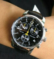  Shop Authentic Tissot T Race PRC 200 Chronograph Quartz Black Dial Black Leather Strap Watch for Men - T17.1.526.52 - Luxxuri