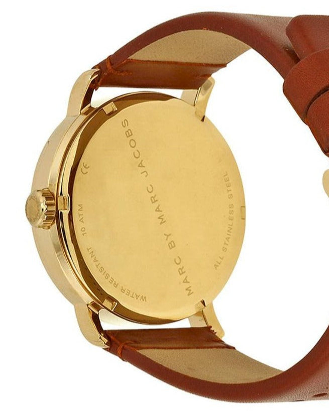  Shop Authentic Marc Jacobs Fergus Green Dial Brown Leather Strap Watch for Men - MBM5077 - Luxxuri
