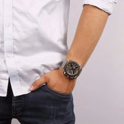  Shop Authentic Diesel BAMF Chronograph Gray Dial Gray Steel Strap Watch For Men - DZ7344 - Luxxuri