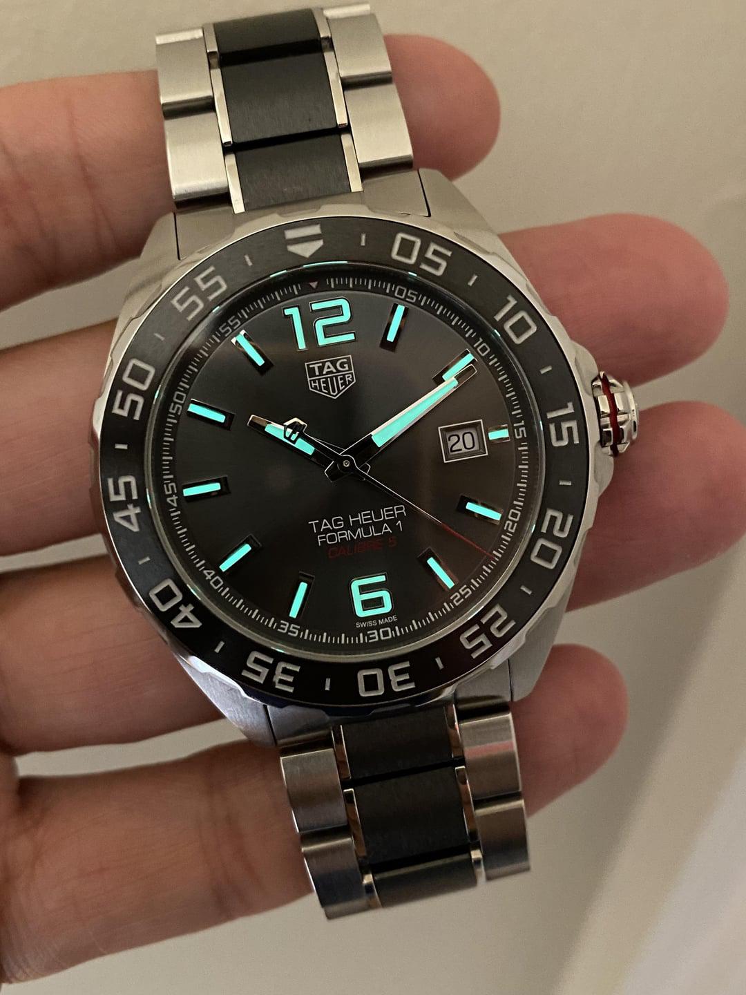  Shop Authentic Tag Heuer Formula 1 Anthracite Dial Watch for Men - WAZ2011.BA0843 - Luxxuri