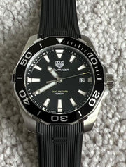  Shop Authentic Tag Heuer Aquaracer Black Dial Watch for Men - WAY111A.FT6151 - Luxxuri