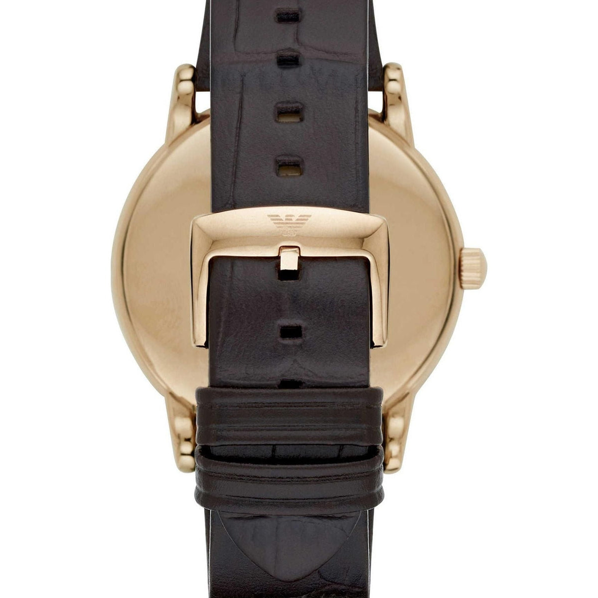  Shop Authentic Emporio Armani Luigi Classic Brown Dial Brown Leather Strap Watch For Men - AR2503 - Luxxuri