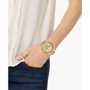  Shop Authentic Michael Kors Whitney Chronograph Gold Dial Gold Steel Strap Watch For Women - MK6729 - Luxxuri