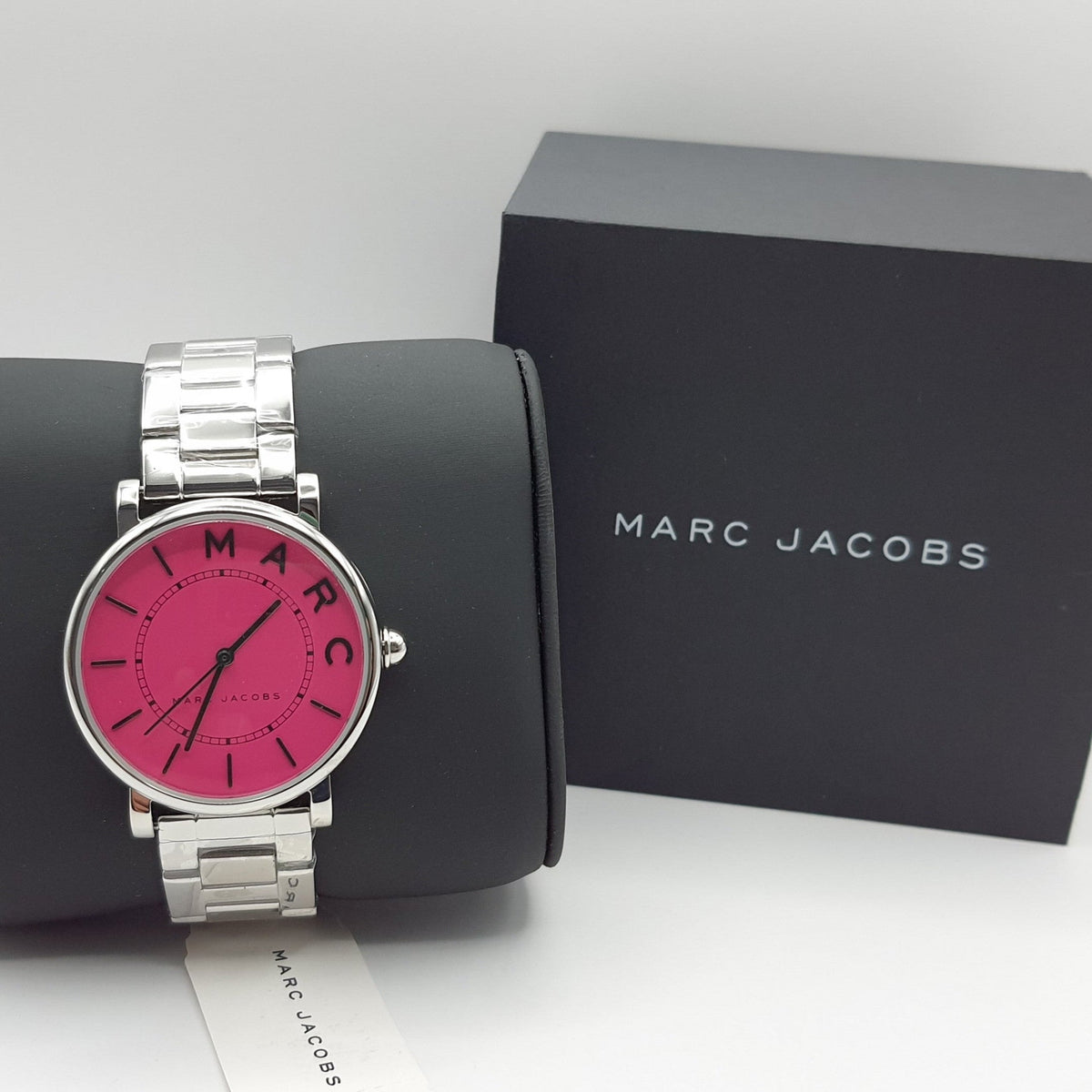  Shop Authentic Marc Jacobs Roxy Pink Dial Silver Steel Strap Watch for Women - MJ3528 - Luxxuri