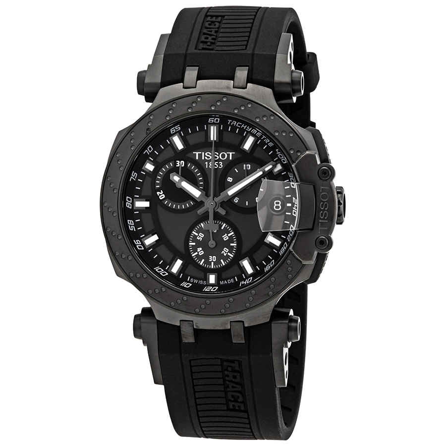  Shop Authentic Tissot T Race Chronograph Anthracite Black Dial Black Silicone Strap Watch For Men - T115.417.37.061.03 - Luxxuri