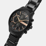  Shop Authentic Armani Exchange Chronograph Black Dial Black Steel Strap Watch For Men - AX2429 - Luxxuri