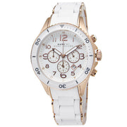  Shop Authentic Marc Jacobs Rock Chronograph White Dial White Silicone Strap Watch for Women - MBM2547 - Luxxuri