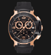  Shop Authentic Tissot T Race Chronograph Automatic Black Dial Black Rubber Strap Watch for Men - T048.417.27.057.06 - Luxxuri