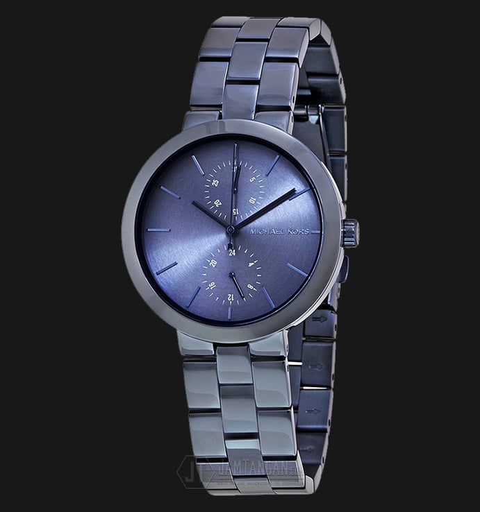 Shop Authentic Michael Kors Garner Chronograph Quartz Blue Dial Blue Steel Strap Watch For Women - MK6410 - Luxxuri