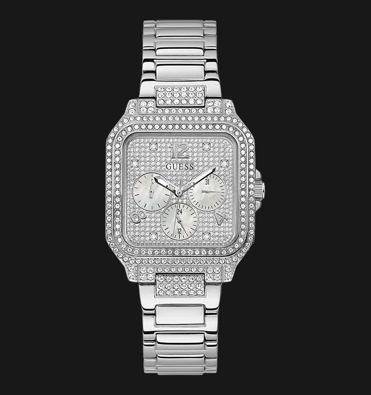  Shop Authentic Guess Deco Multifunction Quartz Silver Dial Silver Steel Strap Watch For Women - GW0472L1 - Luxxuri