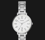  Shop Authentic Fossil Jacqueline White Dial Silver Steel Strap Watch for Women - ES3969 - Luxxuri