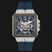  Shop Authentic Guess Leo Chronograph Navy Blue Dial Blue Silicone Strap Watch For Men - GW0637G1 - Luxxuri