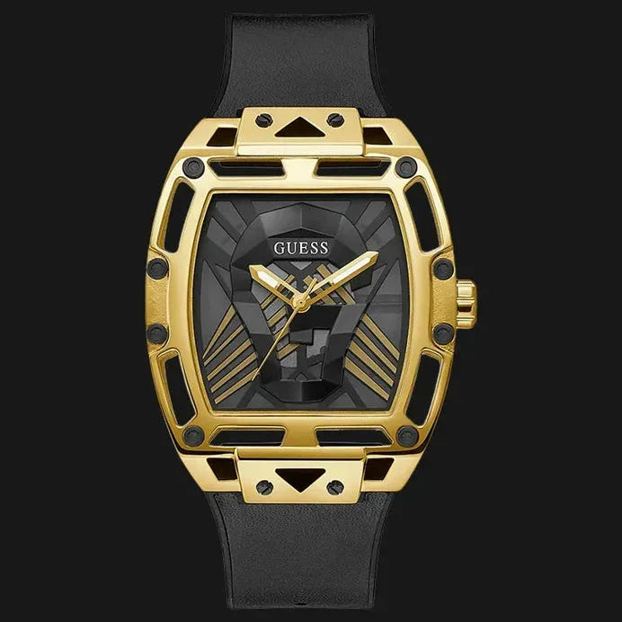  Shop Authentic Guess Legend Black Dial Black Rubber Strap Watch For Men - GW0500G1 - Luxxuri