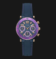  Shop Authentic Guess Cosmic Multifunction Blue Dial Blue Silicone Strap Watch For Women - GW0466L2 - Luxxuri