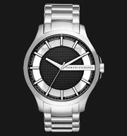  Shop Authentic Armani Exchange Hampton Chronograph Black Dial Silver Steel Strap Watch For Men - AX2179 - Luxxuri