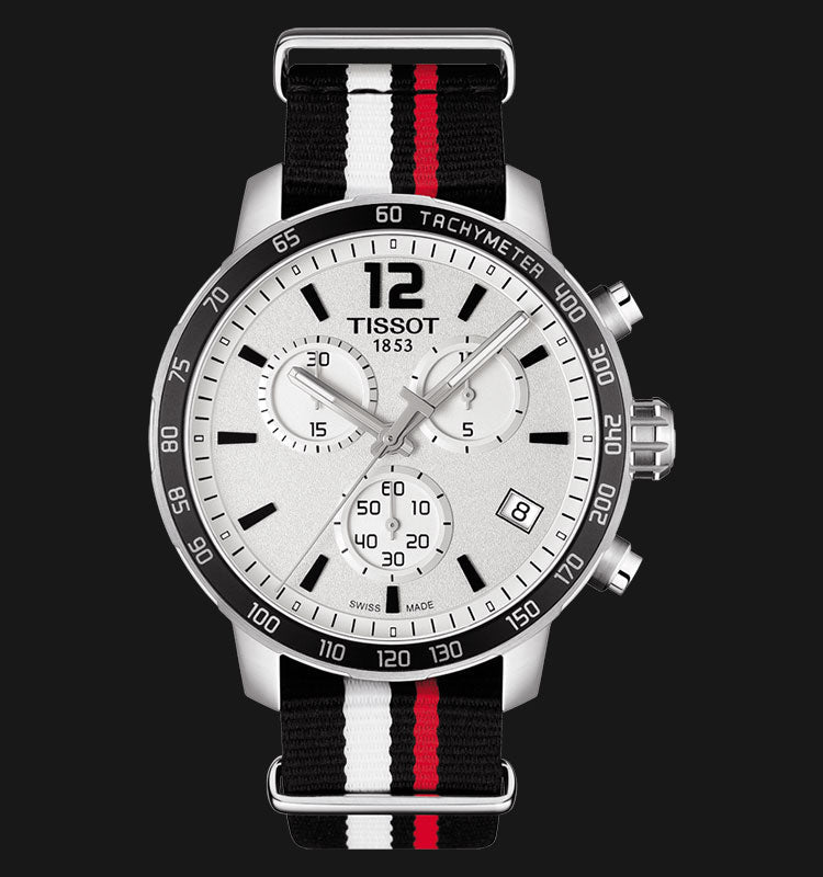  Shop Authentic Tissot T Sport Quickster Chronograph NATO Watch For Men - T095.417.17.037.01 - Luxxuri