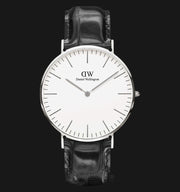  Shop Authentic Daniel Wellington Classic Reading White Dial Black Leather Strap Watch For Men - DW00100028 - Luxxuri