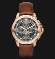  Shop Authentic Michael Kors Ryker Analog Gray Dial Brown Leather Strap Watch For Men - MK8519 - Luxxuri