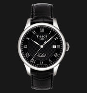  Shop Authentic Tissot T Classic Le Locle Automatic Black Dial Black Leather Strap Watch For Men - T41.1.423.53 - Luxxuri