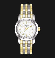  Shop Authentic Tissot T Classic Dream Mother of Pearl Dial Two Tone Steel Strap Watch For Women - T033.210.22.111.00 - Luxxuri